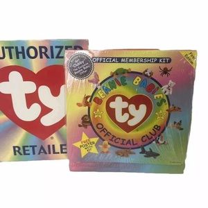 Ty Beanie Babies Official Club Membership Kit First Edition New Sealed